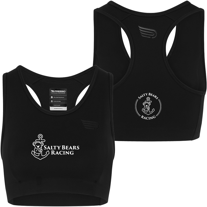 Women's Sustain Long Line Crop Bra Thumbnail